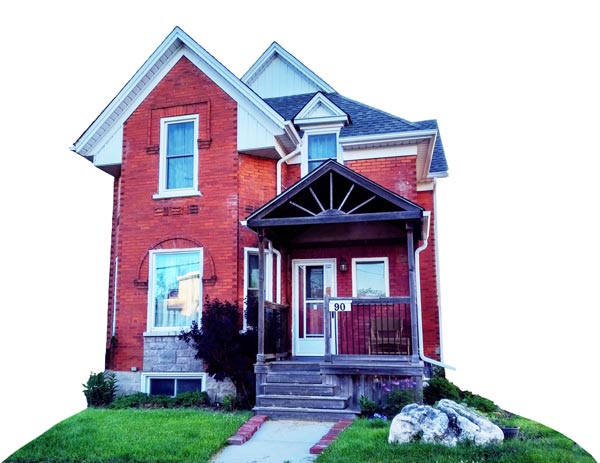 a picture of a brick house, the Midtown Counselling clinic.